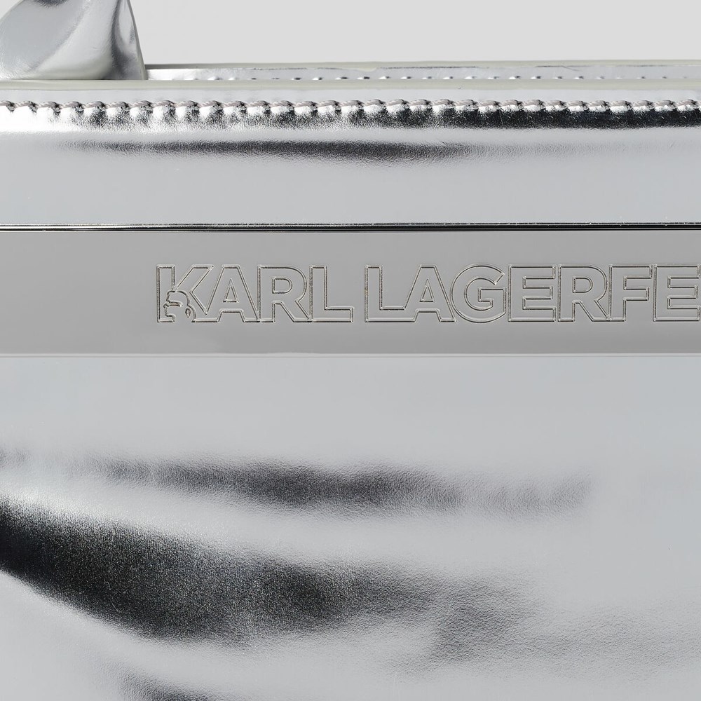 Silver Karl Lagerfeld K/Kross Archive Small Women's Handbags | USA17RINE