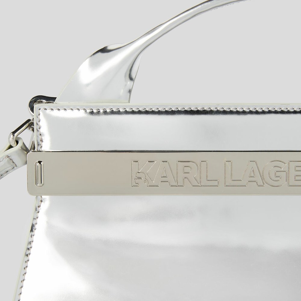 Silver Karl Lagerfeld K/Kross Archive Women's Handbags | USA01TQXN