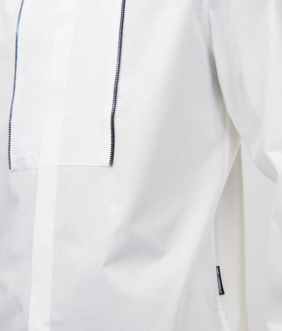 White Karl Lagerfeld Evening Men's Shirts | USA79BTRU