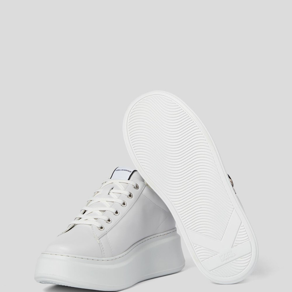 White Karl Lagerfeld K/Ikonik Anakapri Women's Sneakers | USA59ZUTB