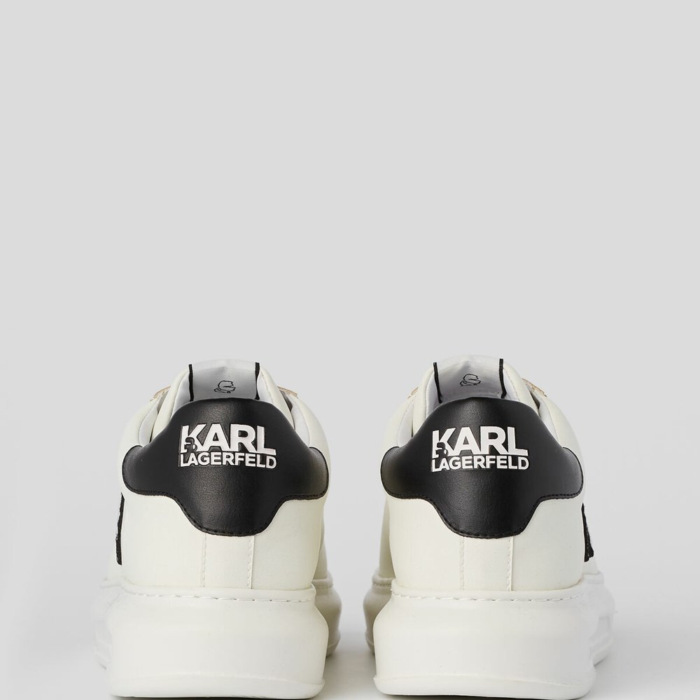 White Karl Lagerfeld K/Ikonik Kapri Men's Sneakers | USA71FGOJ