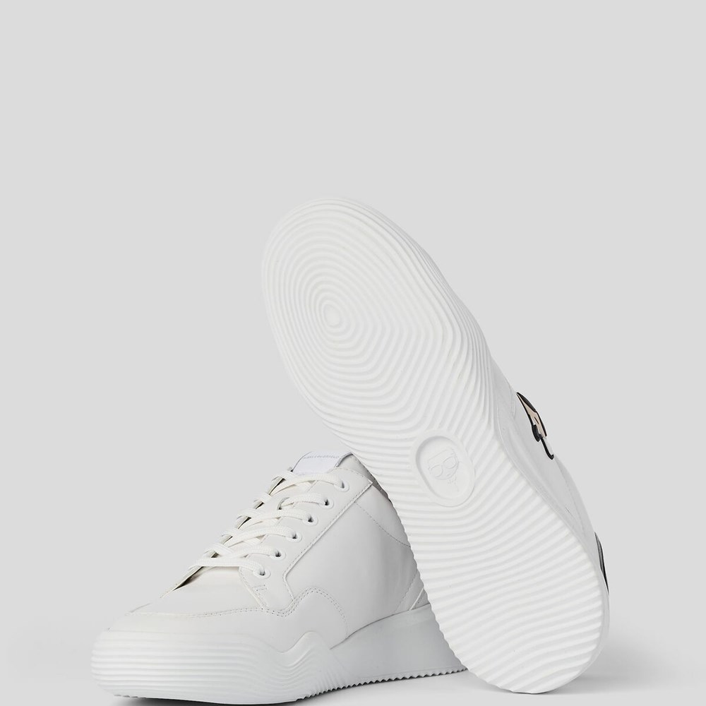 White Karl Lagerfeld K/Ikonik Kapri Run Men's Sneakers | USA30MXKD