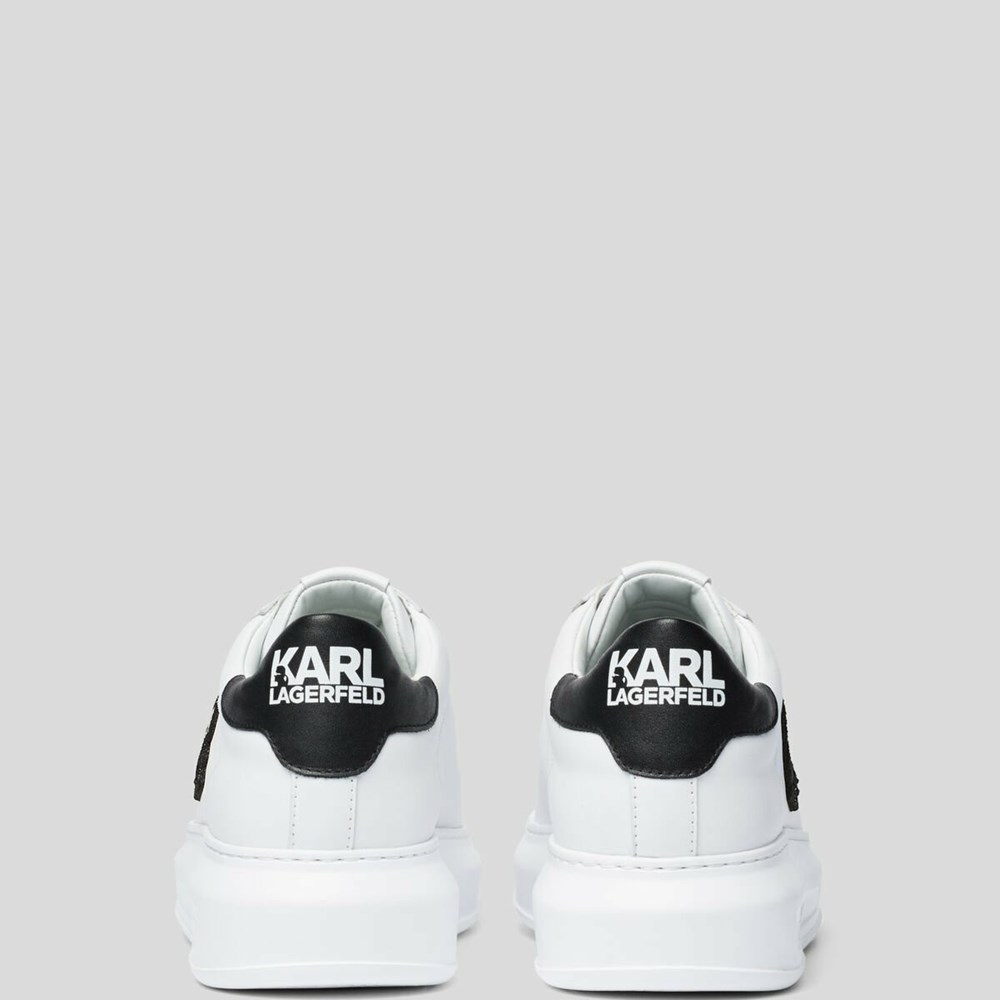 White Karl Lagerfeld K/Ikonik Kapri Women's Sneakers | USA87WEXA